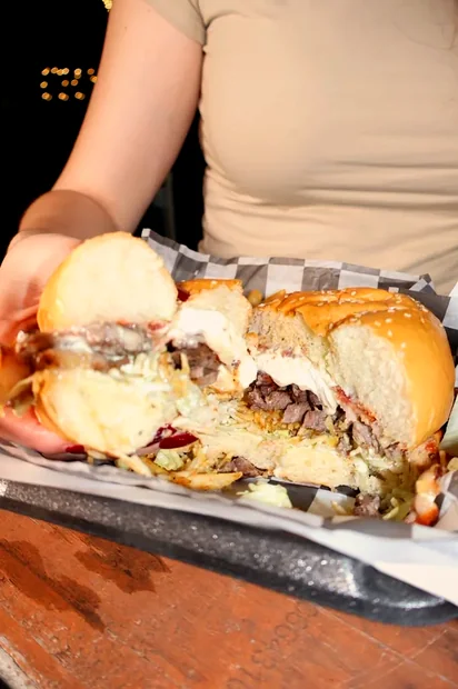 Sándwich philly relleno